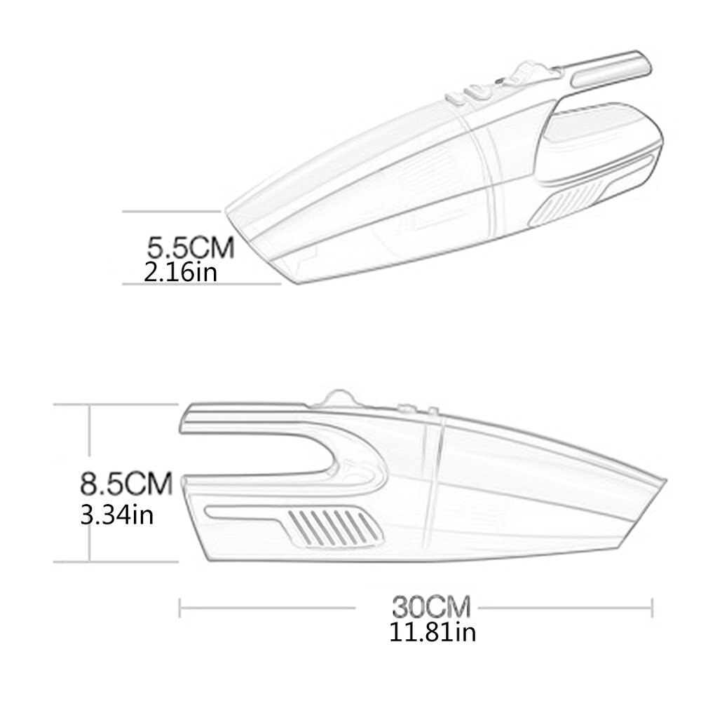 Car Wireless Vacuum Cleaner Car Vacuum Cleaner Rechargeable Car Home Wet And Dry With Light Handheld Vacuum Cleaner