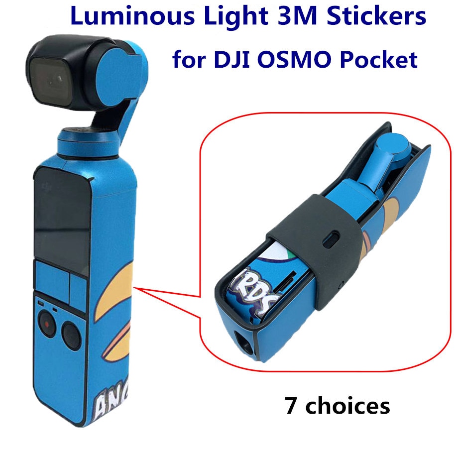 Luminous Body Decals For DJI OSMO POCKET 3M Waterproof PVC Stickers Body Decals For DJI OSMO POCKET Handheld Gimbal Accessories