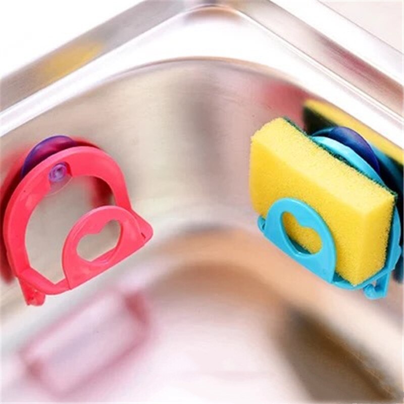 5Pcs Spons Houder Keuken Zuignap Gootsteen Rek Handig Thuis Afdruiprek Droogrek Badkamer Accessoires Houder Organizer