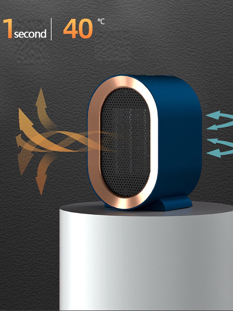 Electric Heater Household 220V Foot Warmer 1200W Portable Fan Heater for Bedroom/Office Space Heater