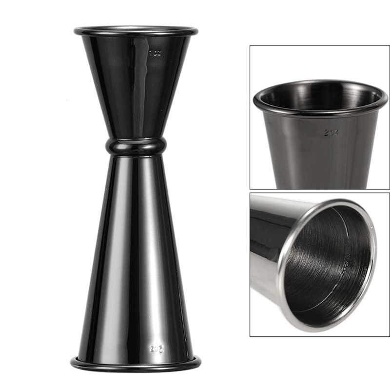 Cocktail Scale Cup Ounce Cup Bar Accessories Stainless Steel Kitchen Double Head Measuring Cup Bartending Measure Jigger for Bar