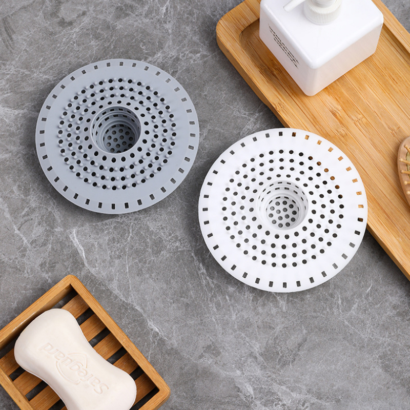 Filtro de fregadero de cocina, colador de drenaje de silicona, filtro de suelo de ducha para el hogar, coladores de fregadero, recogedor de pelo para accesorios de baño