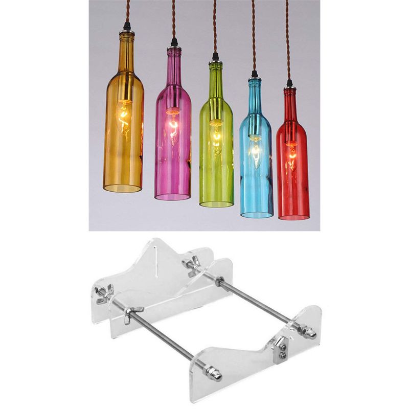 Glass Bottle Cutter,Round Bottle Cutting Machine, DIY Machine for Cutting Wine, Beer, Liquor, Whiskey, Alcohol, Champagne, Water