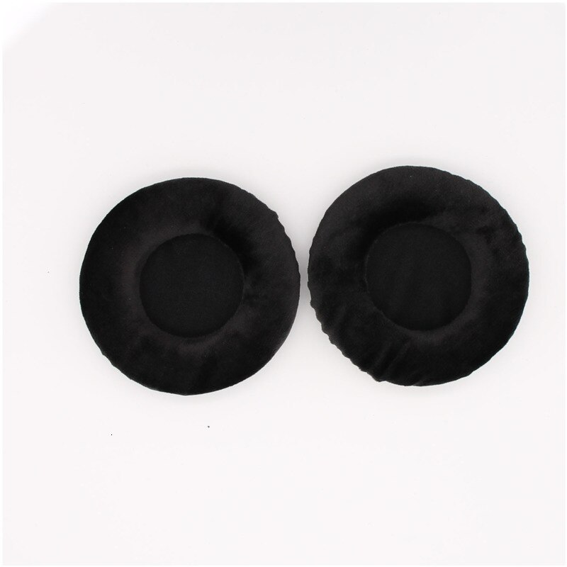 1 Pair 50mm-110mm Universal Ear Pads For All Earphone Set flannel EarPads Comfortable accessories Black ew#