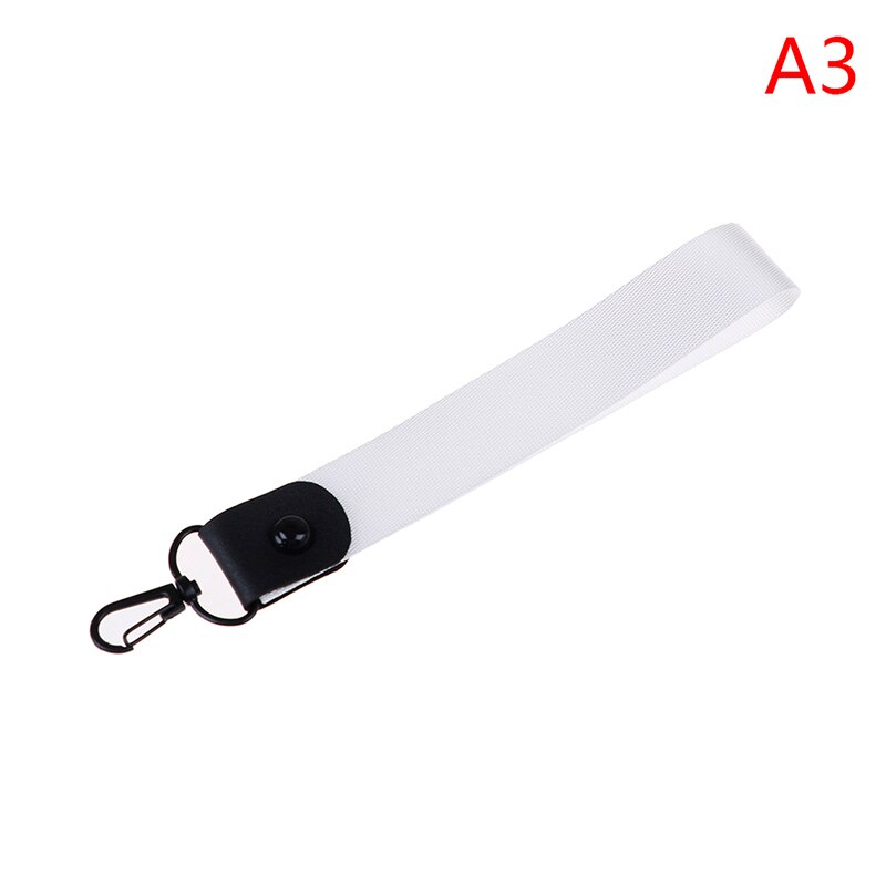 1 Pcs Einfarbig keychain Tag Lanyard Ausweis Pass Neck Strap Handy Straps Abzeichen Halter DIY Hängen Seil: A3