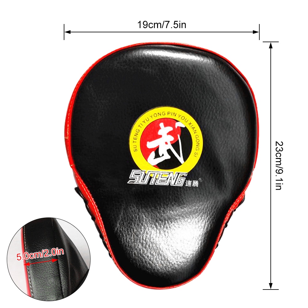 2 pièces Kick boxe gants Pad poinçon cible sac hommes MMA PU karaté Muay Thai lutte libre Sanda entraînement adultes enfants équipement