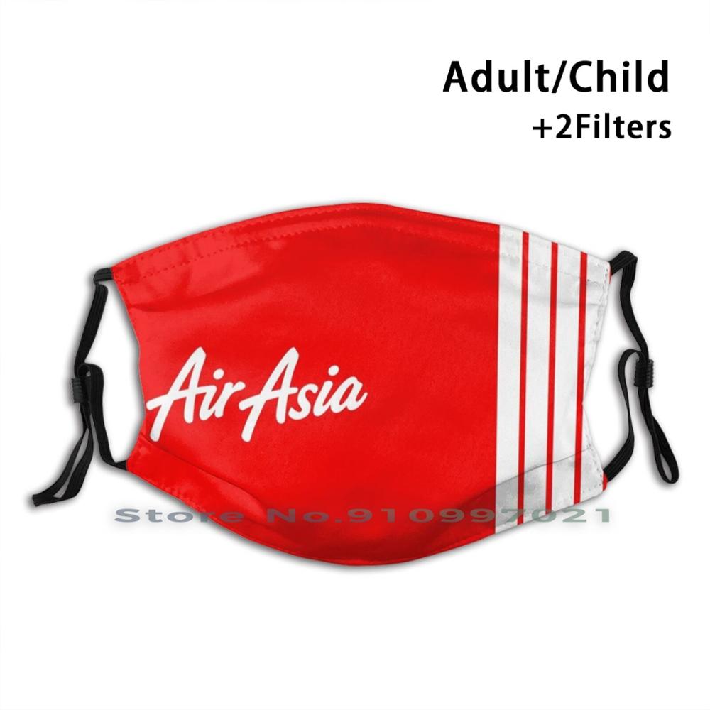 Air Asia Mask | | Apparels Scarf Mask Neck Warmer Face Wraps Foulard Bandana Mascarillas Airasia Aviation Fly Captain Pilot