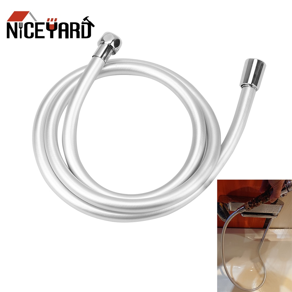 Niceyard fleksibel pvc håndholdt bruserslange højtryks anti vikling bruserslange gi /2 universal interface 1.2/1.5/2m