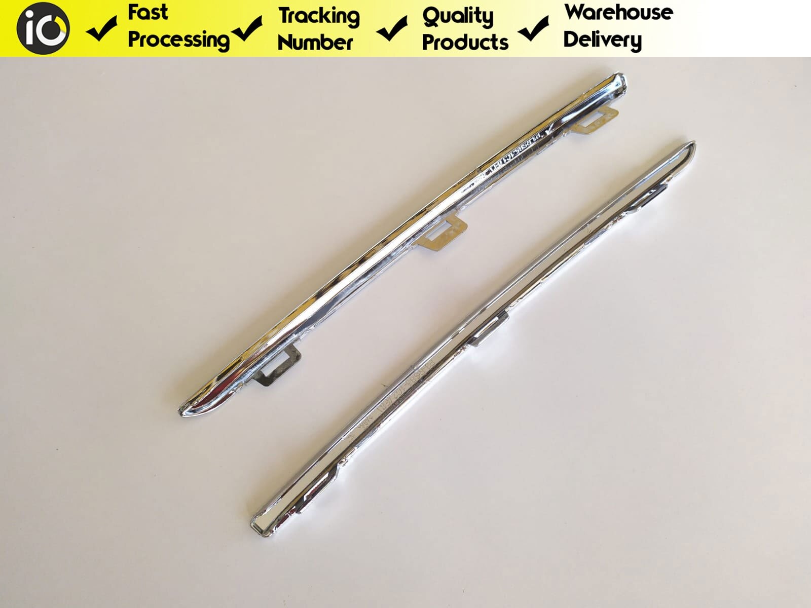 Front Grille Nickel Plate For Symbol - Model 2 Piece Set Oem 620729869R Fast Shipment From Warehouse