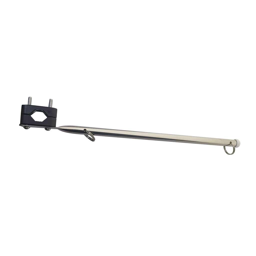 Marine Rail Mount Flag Pole Kickstand Flag Support Rod Yacht Flag Holder Kayak Clamp on Flagpole
