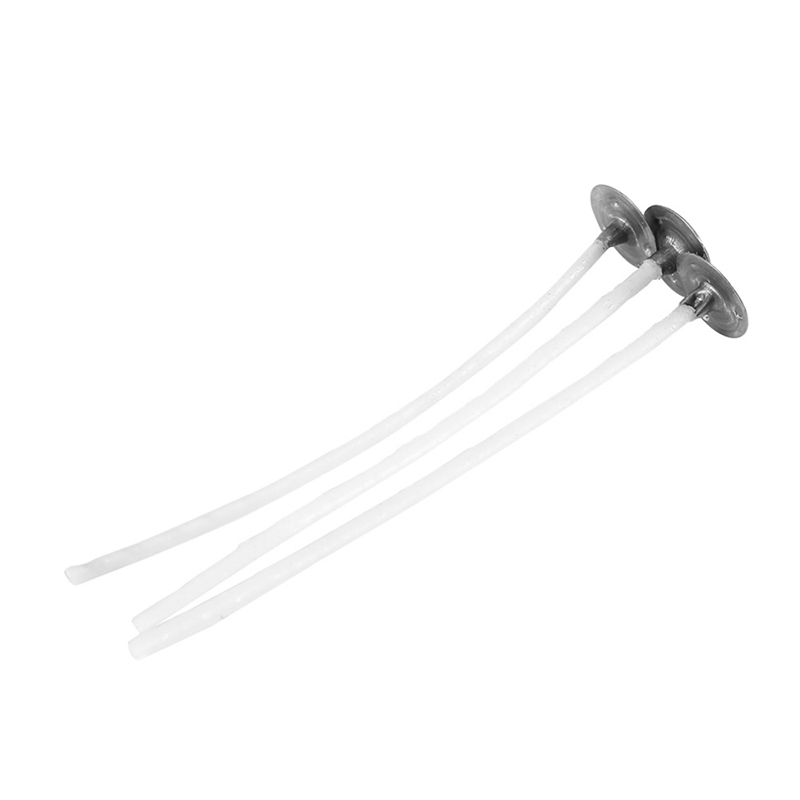 Liplasting 2.5/4/5/6/7/9/15/20 Cm 100 Pcs Katoen kaarsenlont Rookloze Lont Kaars Licht Hart Kaars Katoen Kaars TSLM2