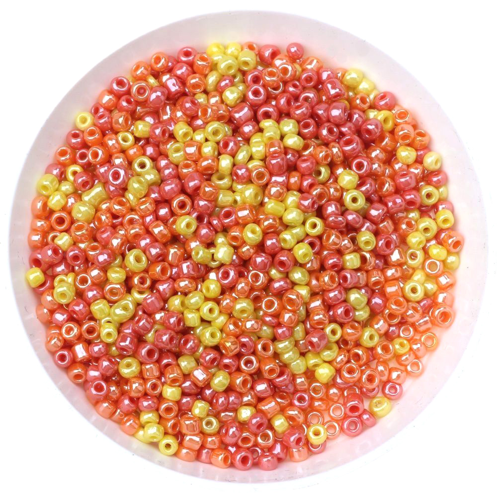 1000 unids/lote 15g 2mm abalorio de colores mezclados cuentas de semilla de vidrio checo DIY pulsera collar pendiente espaciador para accesorios de fabricación de joyas: Verde militar