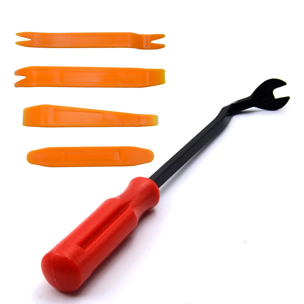 4pcs Remover Removal Puller Pry Tool Car Door Panel Trim Upholstery Retaining Clip Plier Tool Hand Tool Set: 4