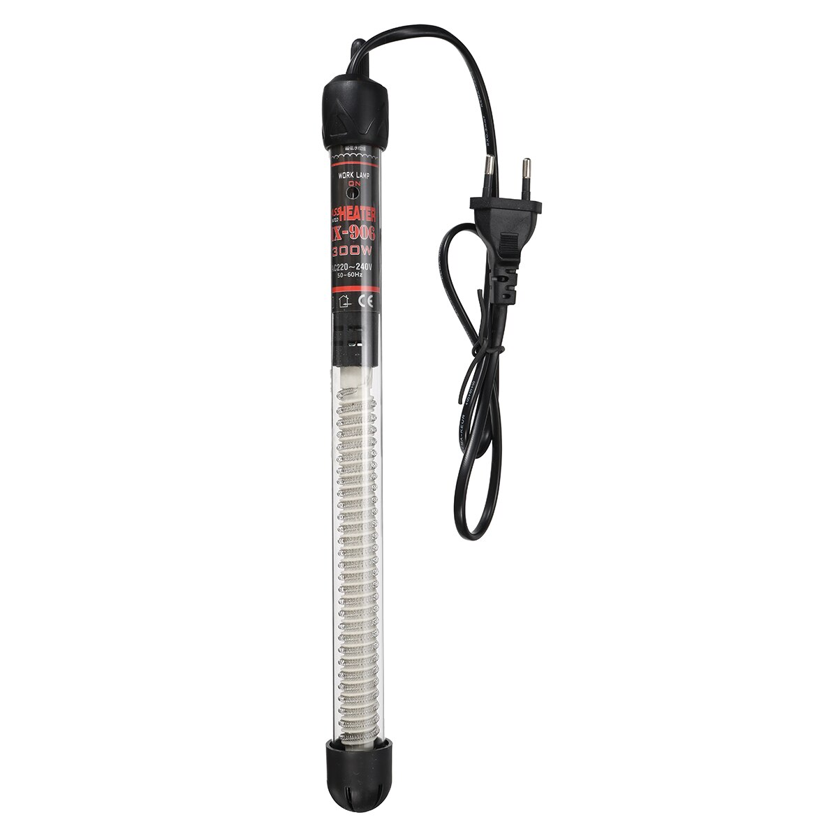 220V-240V Aquarium Submersible Fish Tank Heater Automatic Water Heater Constant Temperature Heating Rod 25W/50W/100W/200W/300W: 300W