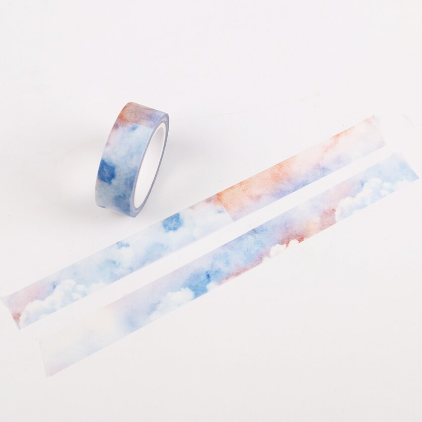 Jeugd Fantastische Droom Aquarel Decoratie Papier Washi Tape Diy Dagboek Planner Plakboek Afplakband 7 Stijlen: 2