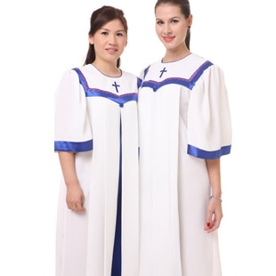 Unisex Priest Pastor Christian Church Choir long Robes church clothing for adults black friday church gown robe Blue color