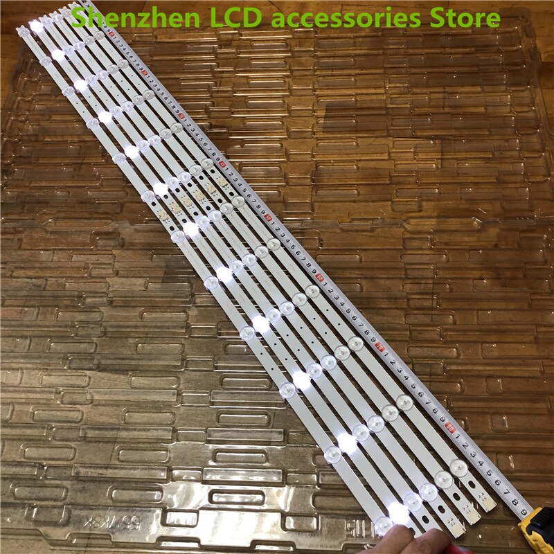 Tira de retroiluminación de 12 unid/lote para TV LG 42LM3400 LC420DUN (SE) (R2) 6916L-0913A 100%