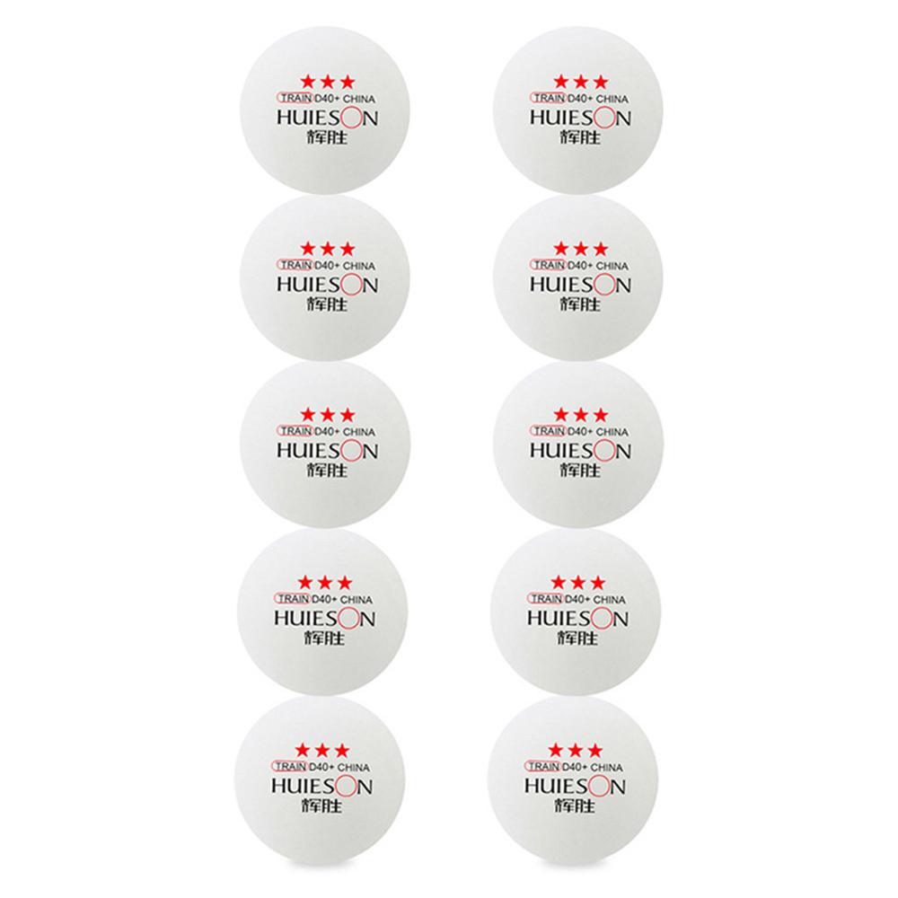 Bolas de tenis de mesa para Amateur, accesorio de entrenamiento avanzado de , de 3 estrellas, 40mm, 2,8g, color blanco y naranja, 10 Uds.: 10pcs White