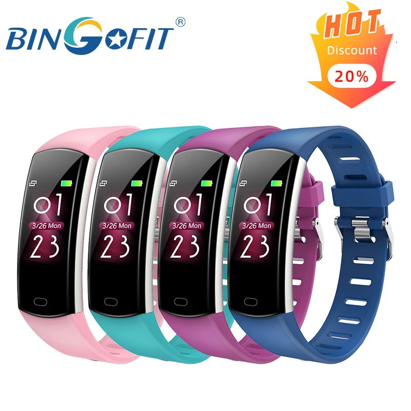 BingoFit Original FT905HR Smart Bracelet Waterproof Sport Smart Band Fitness Tracker Bluetooth Wristband For Kids Android IOS