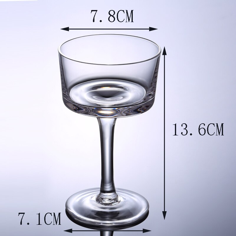 Europa krystallglass vinglass martini glass håndlaget krystall utskåret cocktail kopp dessert kopp beger vin kopp bar drinkware: M01
