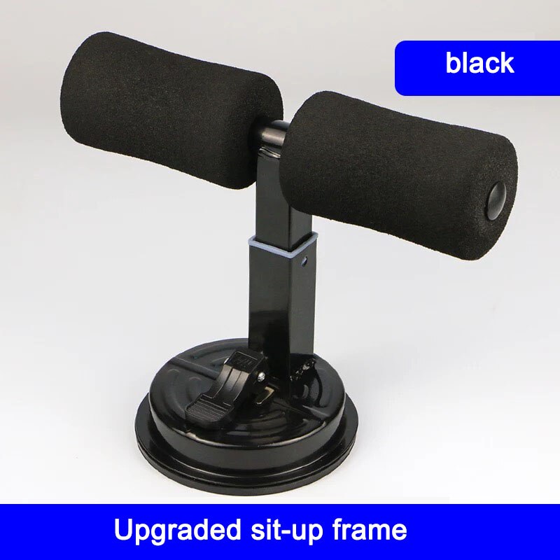 Home Abdominal Rolling Exercise Fitness Equipment Fixer Weight Loss Suction Cup Abdomen Sit-up Aid Multi-speed Adjustment: Upgraded black