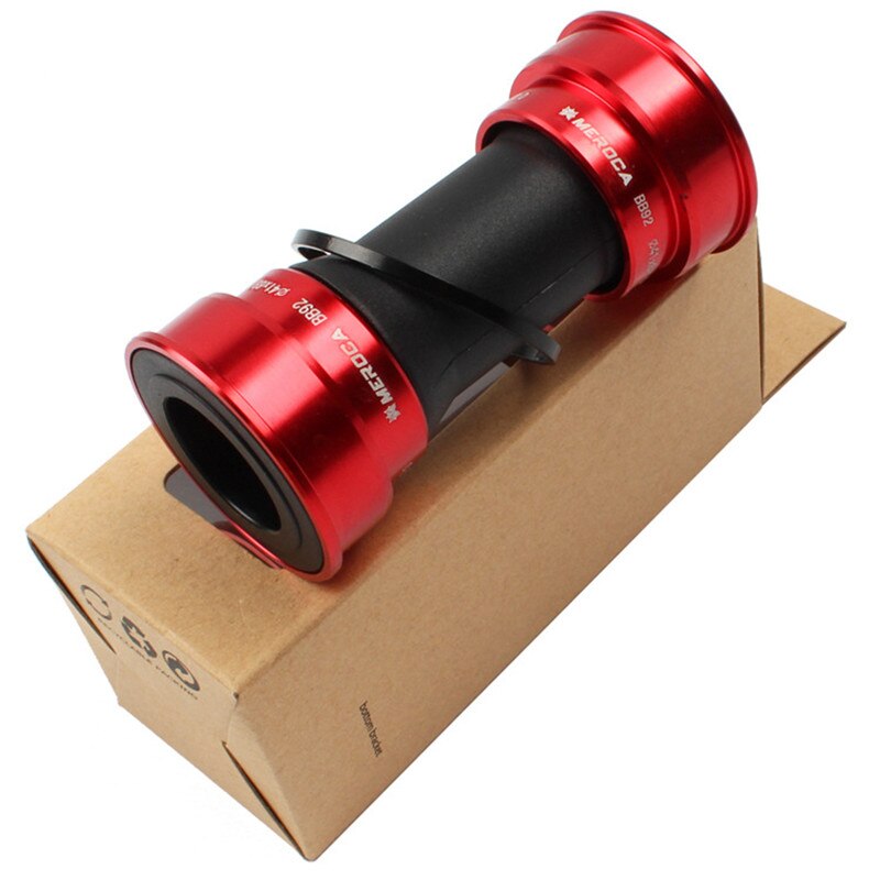 Vélo BB92 Presse de Pédalier Convient À 86mm-92mm pour VTT route vélo SR GXP Φ24/22mm pédalier: red