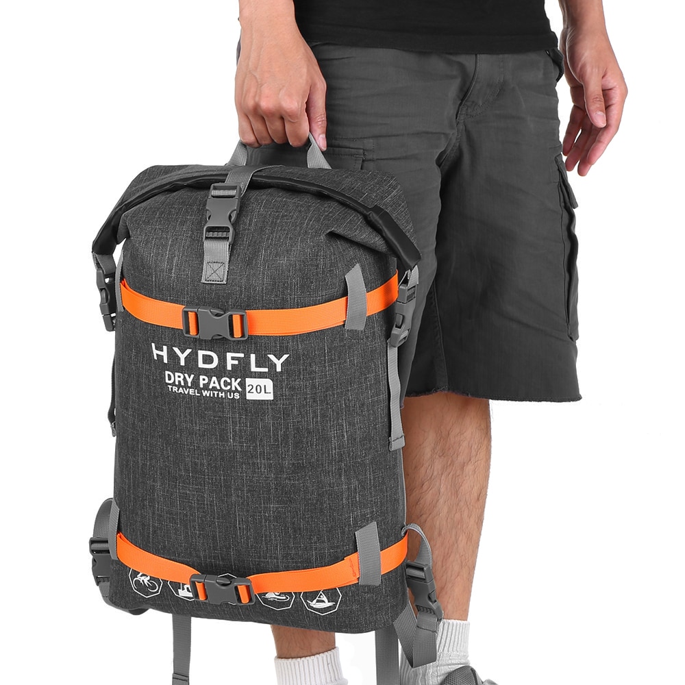 Bolsa seca impermeable para exteriores, mochila flotante para Trekking en Río, natación deriva, deportes acuáticos, bolsa seca de 10L / 15L / 20L