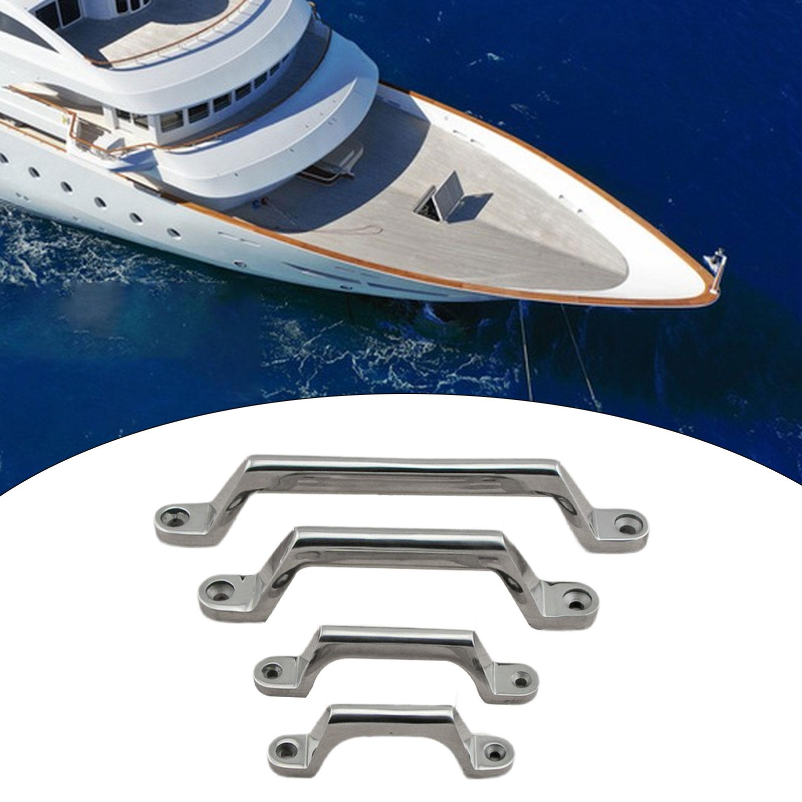 Boat Grab Handle Heavy Duty Easy to Install Boat Handrail Marine Hand Rail Grab for Bathroom Trailers Motorhome Campers RV