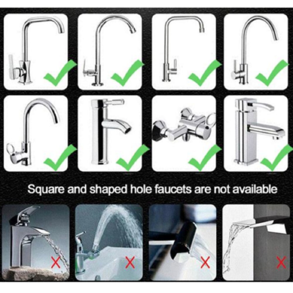 Kitchen Faucet Nozzle Faucet Adapter Tap Can Adjusting 360 Rotate Water Saving Movable Tap Head kitchen Faucet Many Style