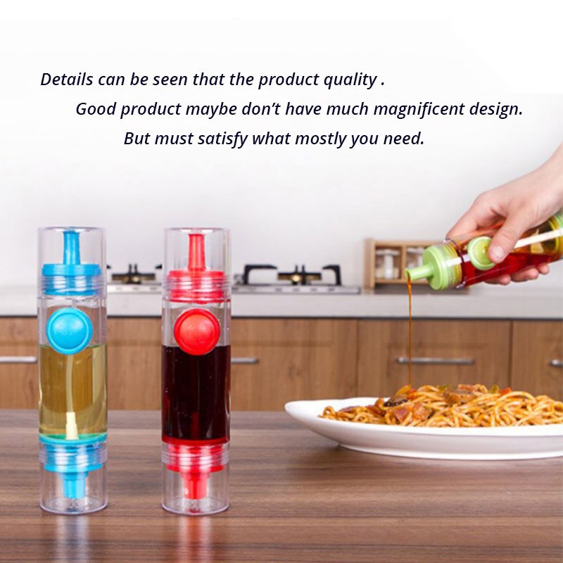 2 In 1 Koken Olijfolie Spuit Dispenser Cruet Keuken Gebak Gereedschap Olie Spray Fles Food-Grade pp