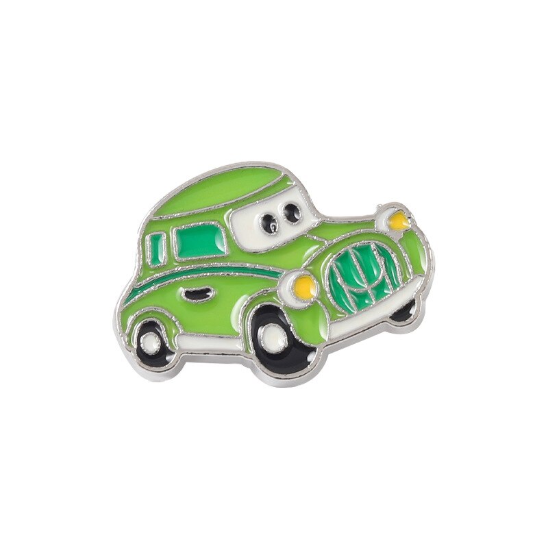 Broche de voiture en alliage pour femme, épingles en émail, voiture, Bus, voyage, , paysage, amour, , Badge, bijoux: Style-22XZ2172-3