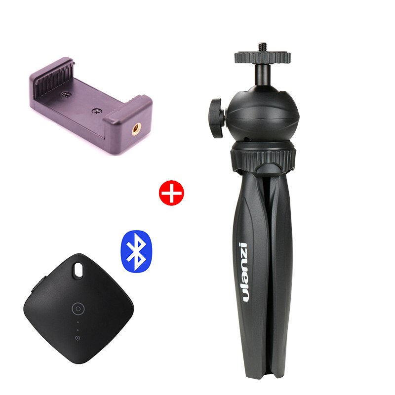 Ulanzi Mini Smartphone Stativ Tisch Stativ Einbeinstativ Stehen für iPhone X Samsung iPad Tablette für Nikon Kanon GoPro 6 Aktion: Stativ Clip Fernbedienung