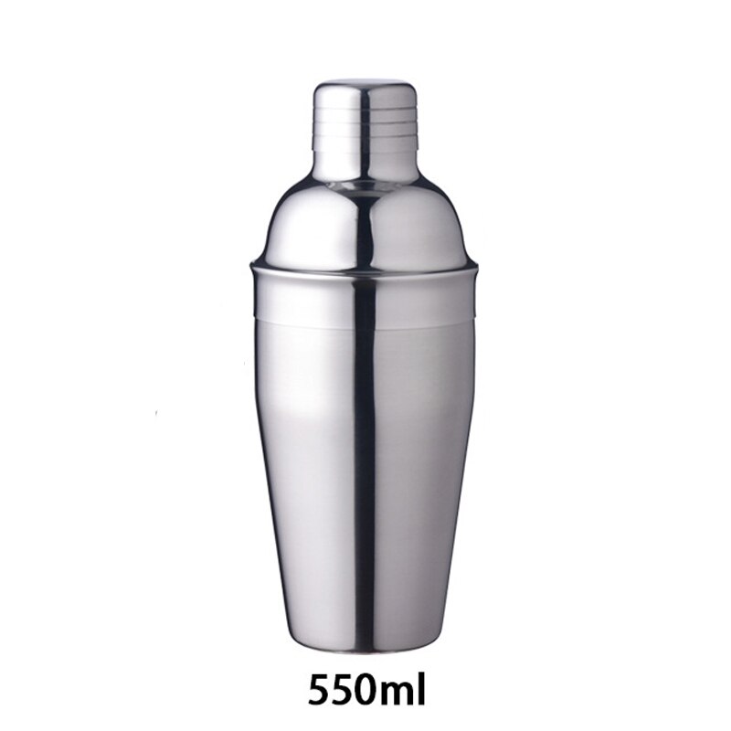 250/350/550/750 ml cocktail shaker mixer vin martini boston shaker for bartender drink party bar verktøy: 550 ml