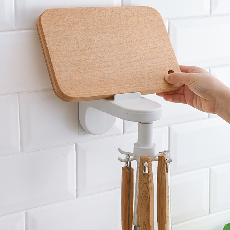 Perchero de almacenamiento rotativo de 360 grados para cocina, con gancho giratorio, soporte para utensilios de cocina, organizador para colgar cucharas, ollas, utensilios