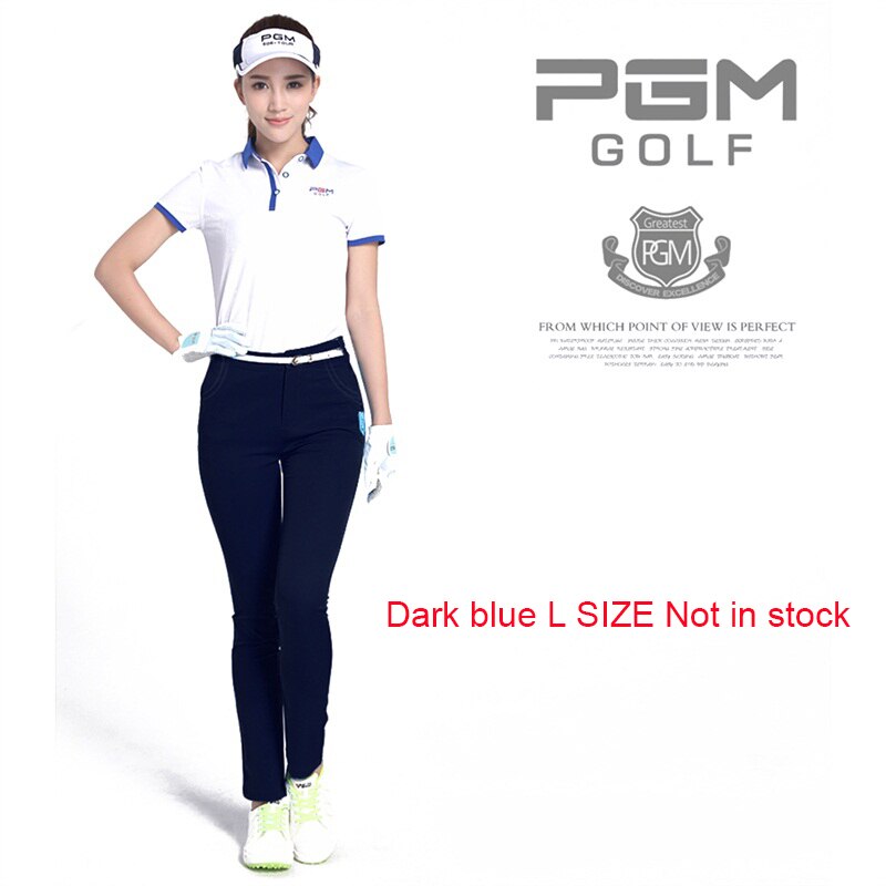 Pgm kvinder bukser dame bukser sportwear kvindelige slim tøj hurtigtørre bukser skinny pencil golf/tennis bukser xs-xl