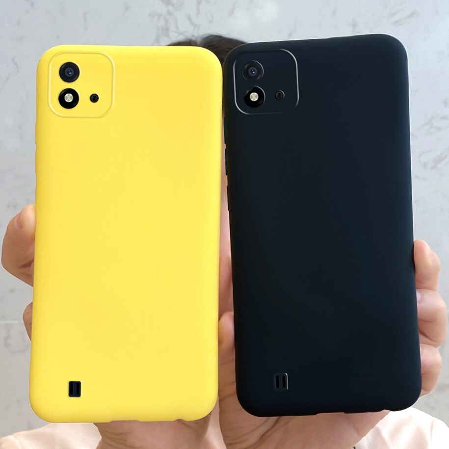 Cover morbida per OPPO Realme C20 custodia posteriore in TPU RealmeC20 custodie per telefoni in Silicone Ultra sottile per Realme C20 C 20 Funda antiurto 6.5"