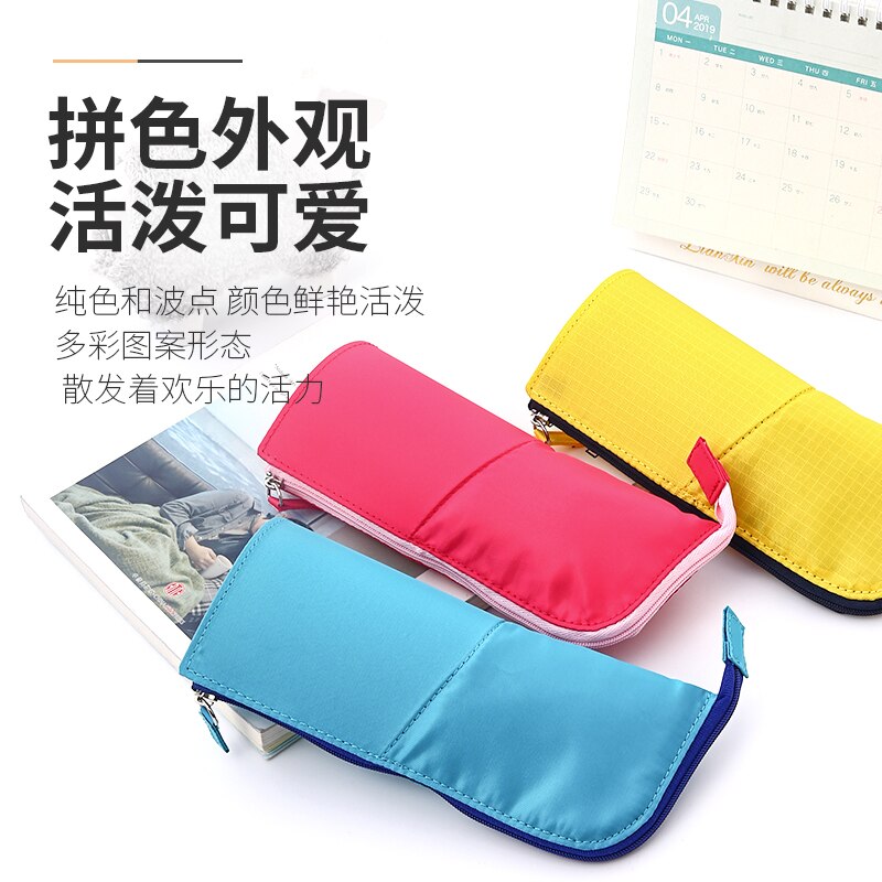 KOKUYO Multifunction High Capacity Deformable Pencil Case Simple Original Vertical Student Stationery Storage Pen Holder
