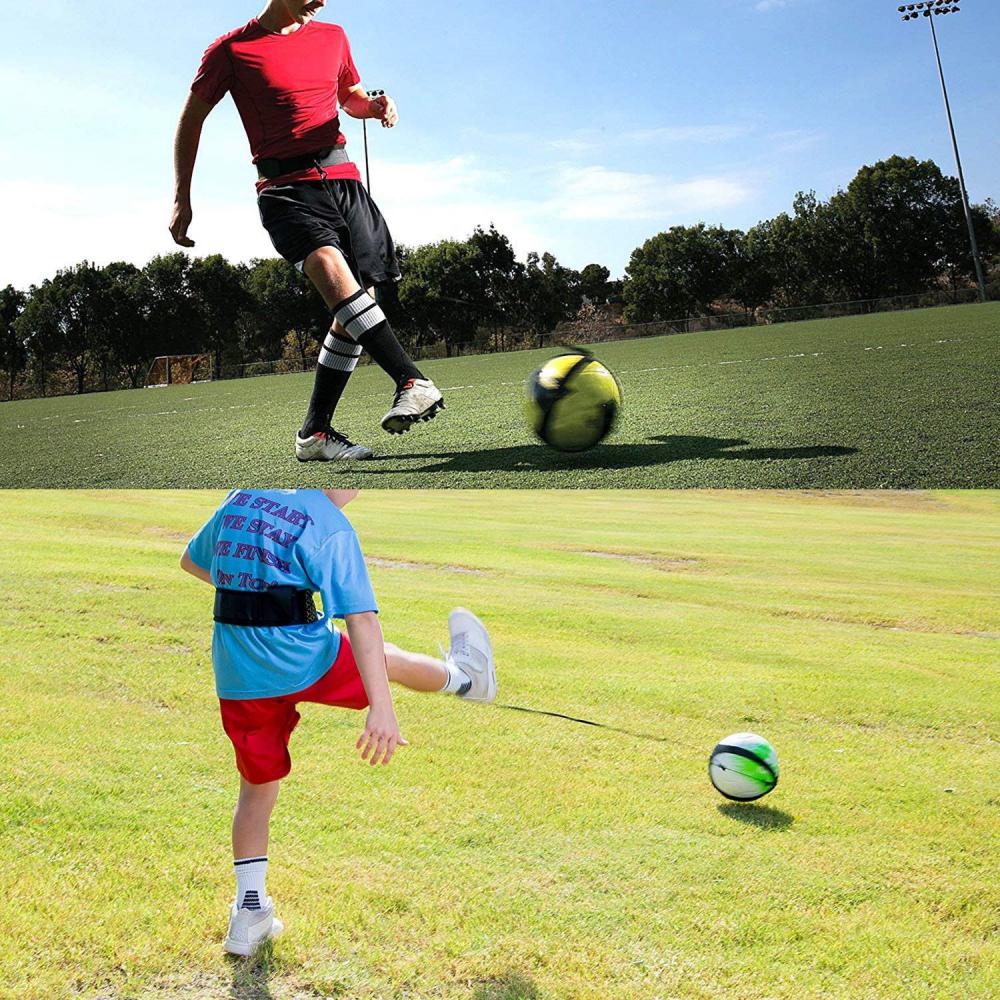 Soccer Kicking Training Belt Single Football Skill Booster With Y Practice Pass Ball Control Adjustable Training Belt Team Sport
