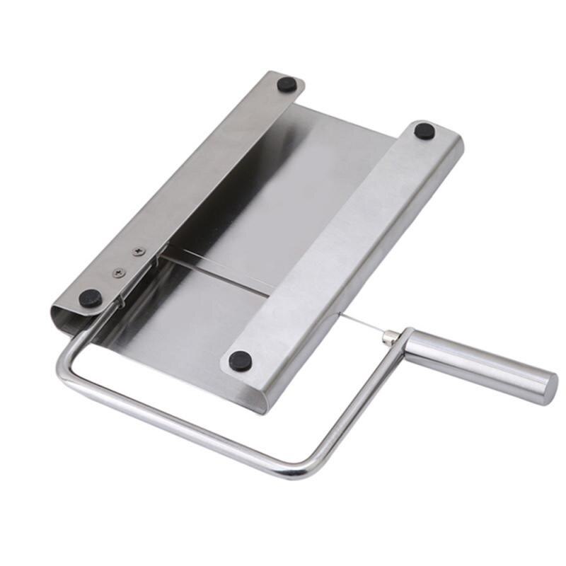 Cortador de mantequilla de queso, tabla de cortar, herramienta de mano de cocina, alambre de acero inoxidable, cortador de queso, accesorio de cocina