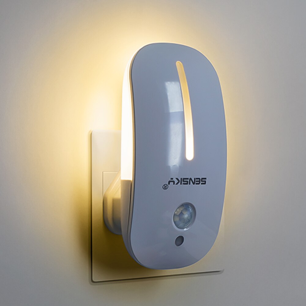 Originele 110V 220V Led Nachtlampje Infrarood Afstandsbediening Body Motion Sensor Smart Home Night Lamp Auto Op /Off