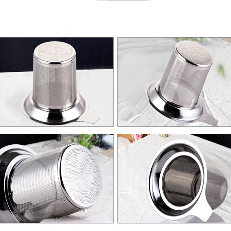 Rostfritt stål kryddfilter mesh infusionsfilter 304 rostfritt stål te filter tekanna tekanna kökstillbehör leveranser