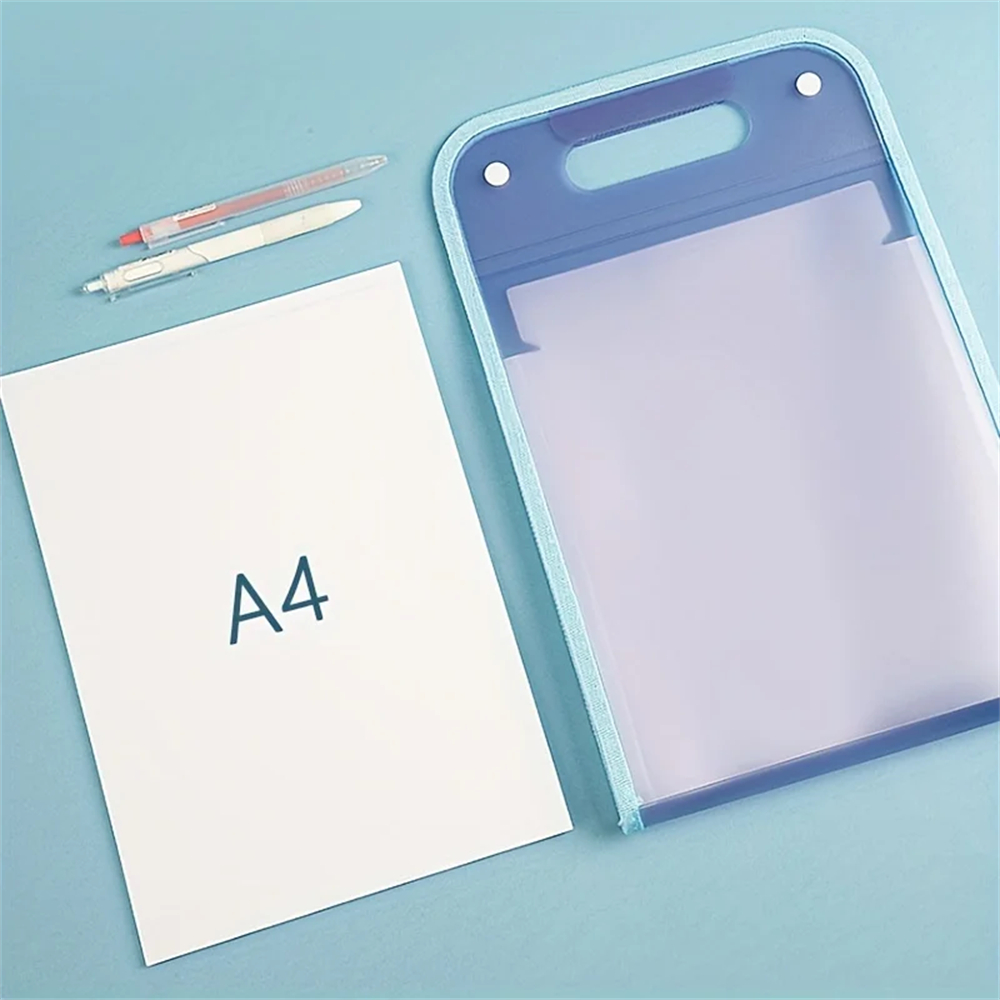 Organizer A4 Macaron pionowy plik Organizer - 13 kieszeni PP Przenośna torba robić przechowywania papierów egzaminacyjnych dla studentów, artykułów biurowych i szkolnych