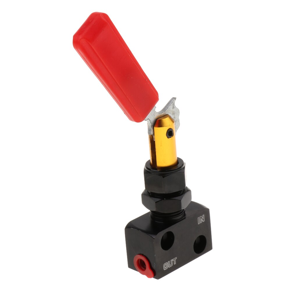 Adjustable Brake Bias Prop Valve Proportioning Lever Knob Rally Disc Drum Inlet and Outlet ports: 1/8 NPT