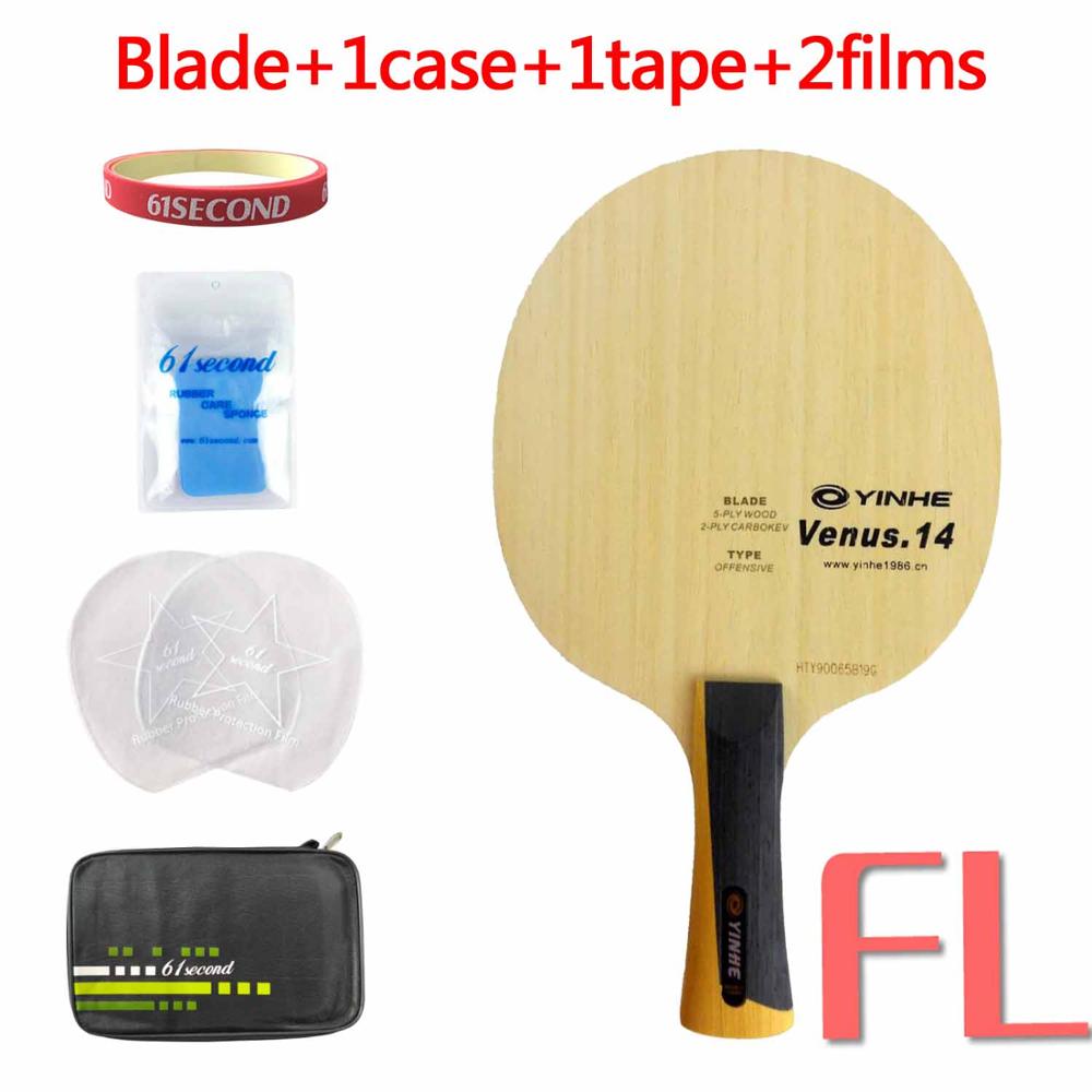 Hoja de tenis de mesa Yinhe Vía Láctea Galaxy Venus.14 V14 V 14 V-14: FL with FM 1 case