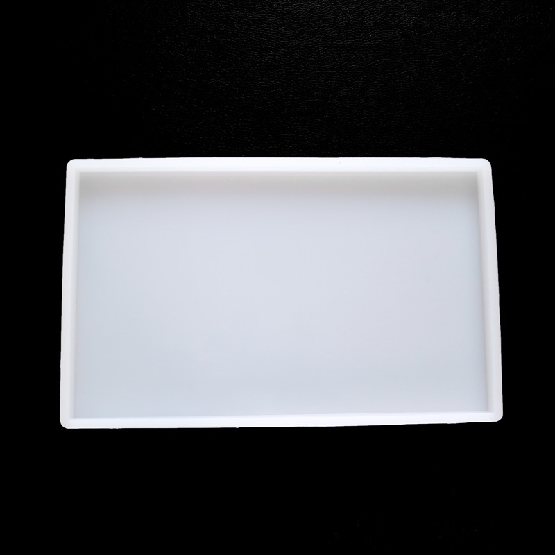 Moule carré rectangulaire épais de grande taille, moulage en résine époxy pour plateau de fabrication de bricolage, 1 pièce