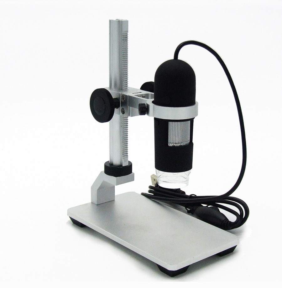 1000X digitale USB microscoop video microscoop USB Endoscoop Camera vergrootglas 8 LED verlichting aluminium stand