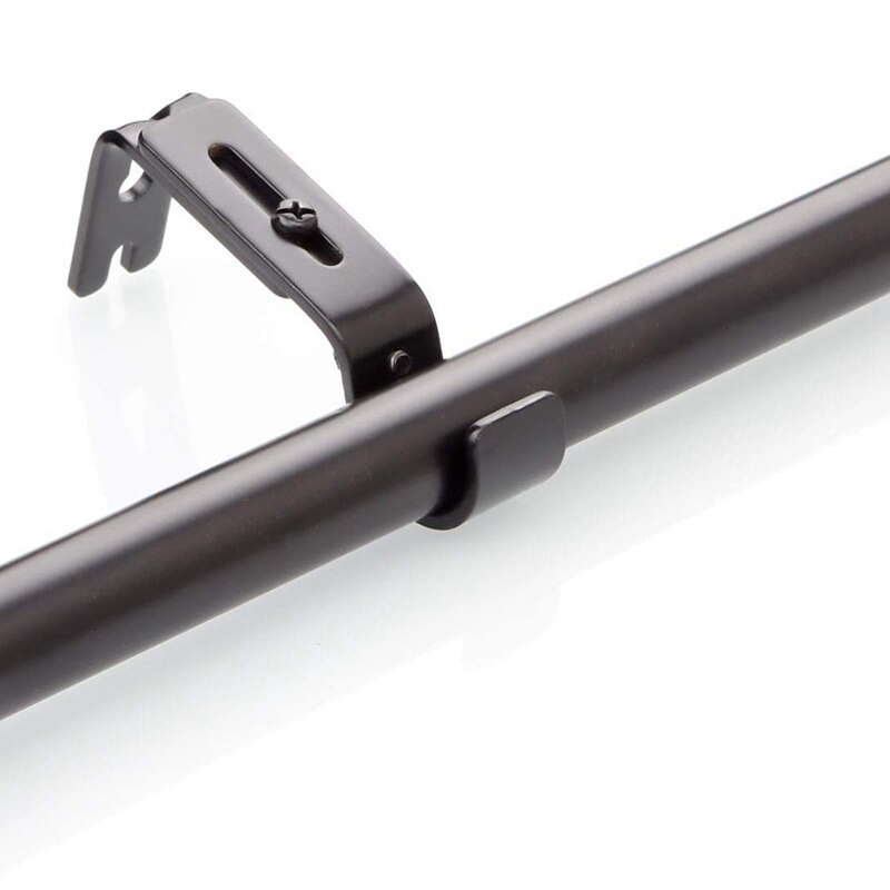 12Pcs Curtain Rod Brackets, Curtain Rod Hanging Brackets, Hang Curtain Brackets For 1Inch And 5/8Inch Rod