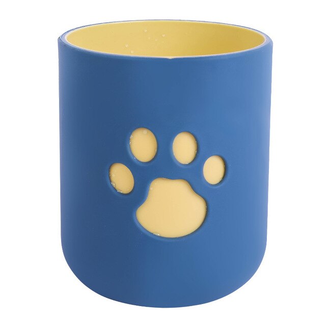Tasse de lavage Portable, griffe de chat de dessin animé, rangement de brosse à dents, organisateur de salle de bain, tasse de brosse à dents: 4