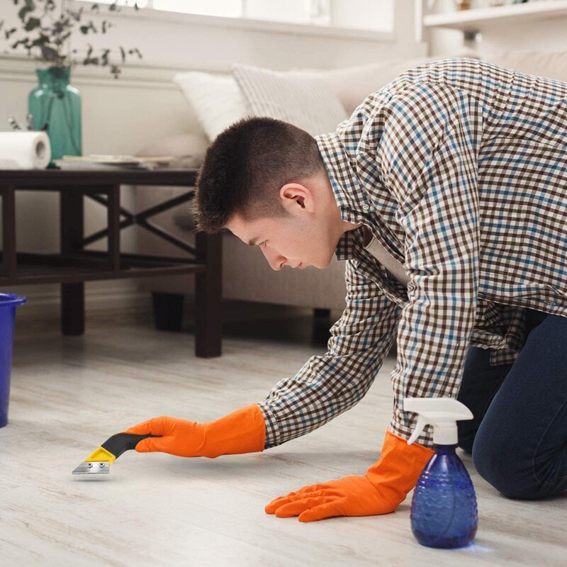 3 Pcs 8-Inch Angled Grout Hand Saw Tile Grout Saw Grout Removal Tool Diamond Surface Blades for Tile Grout Cleaning