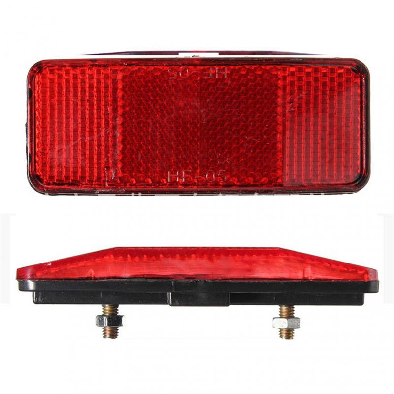 Luci lampeggianti di avvertimento di sicurezza per biciclette riflettore fanale posteriore accessori lampada lampadina posteriore rossa per fanale posteriore per bicicletta